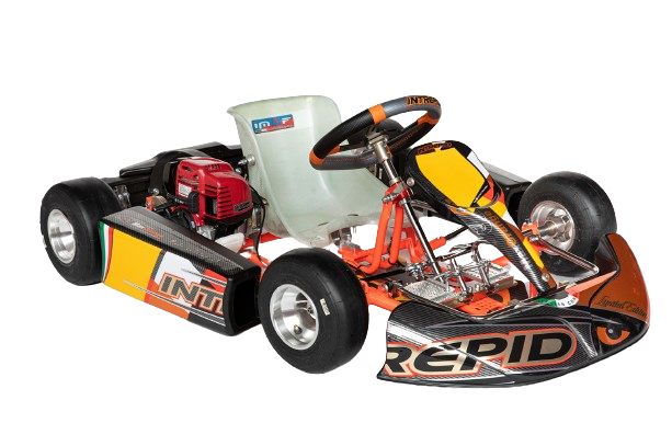 BABY KART CHASSIS mod.SCOUT tubes Ø25 wheelbase 780mm READY TO GO - HONDA ENGINE GXH35 – Original Intrepid replacement part for kart racing