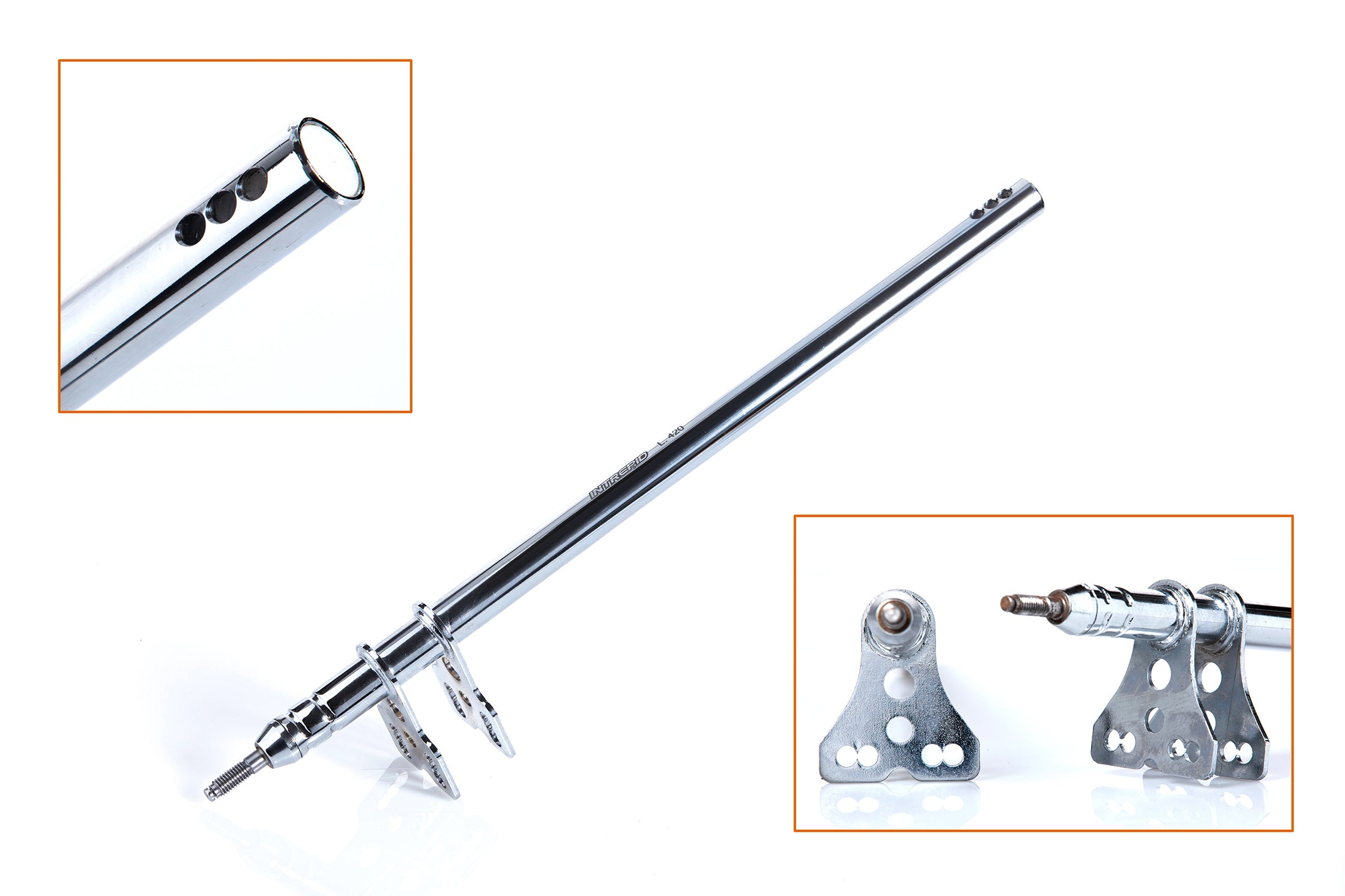 STEERING COLUMN for chassis MINI KART - L. 420 - blade 25-41mm – Original Intrepid Ersatzteil für Kartsport