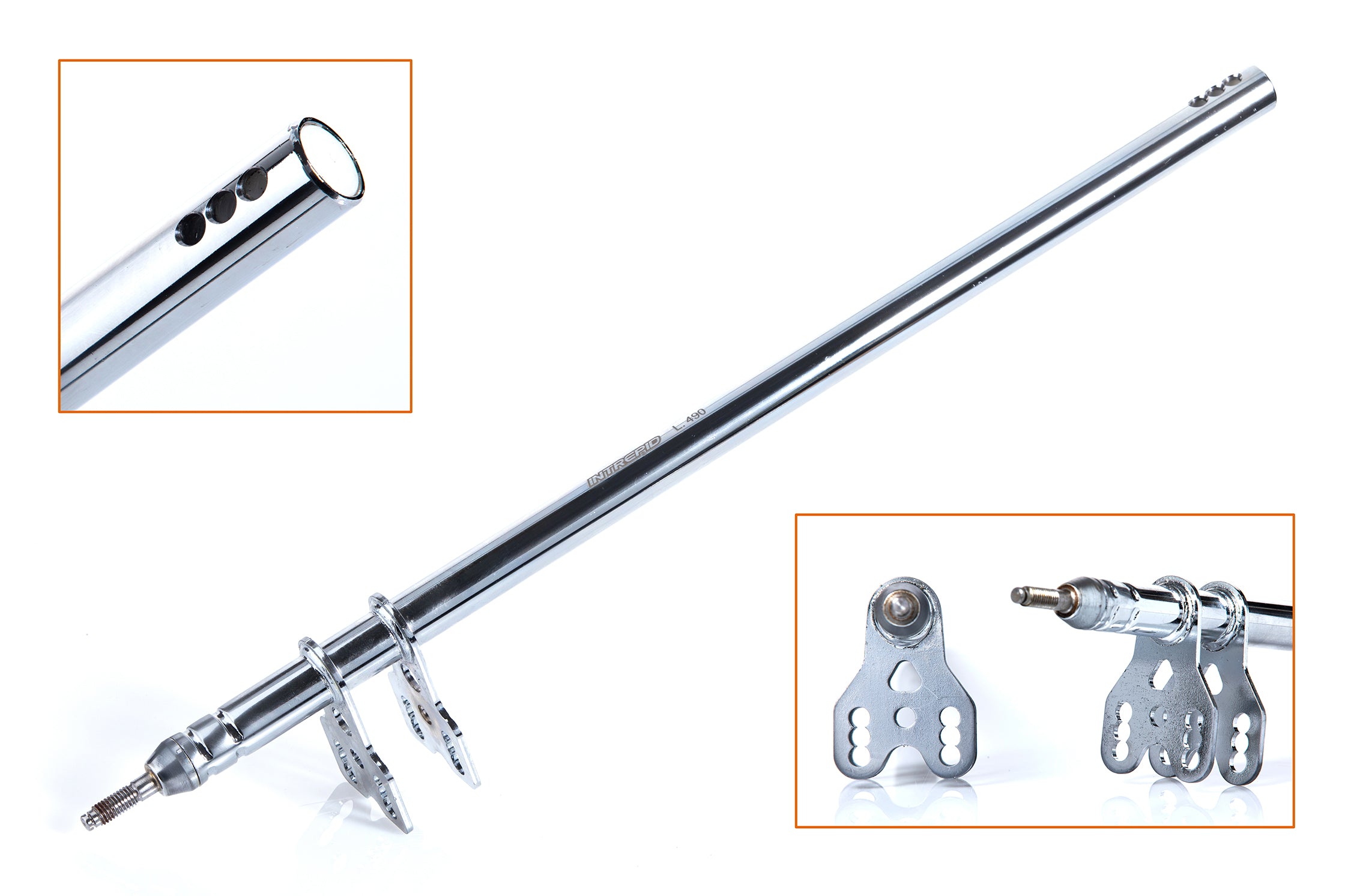 STEERING COLUMN for chassis OK/KZ  - L.490 - blade 35mm – Original Intrepid Ersatzteil für Kartsport