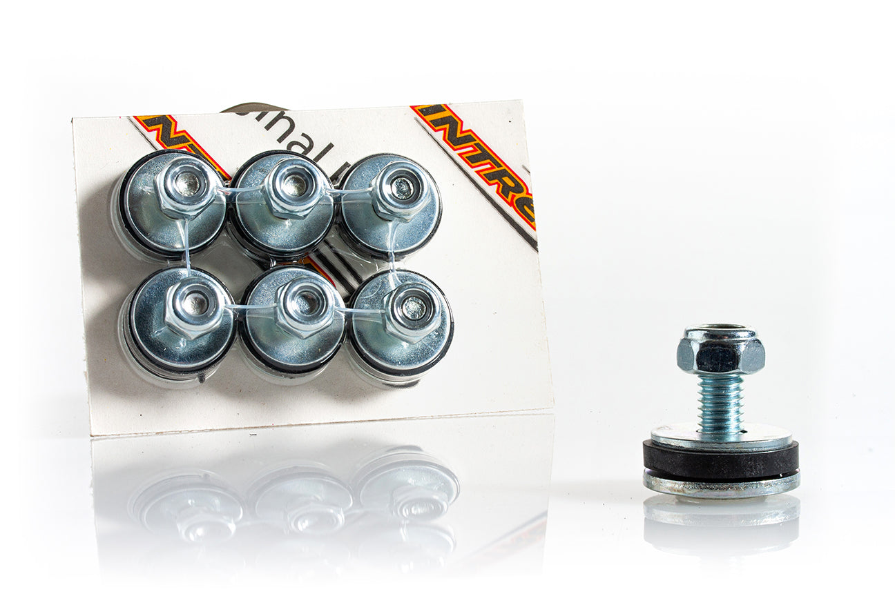 SCREW KIT with RUBBER WASHER for FLOOR PLATE mod.MINI/OK/KZ (KIT 6pcs.) – Original Intrepid Ersatzteil für Kartsport
