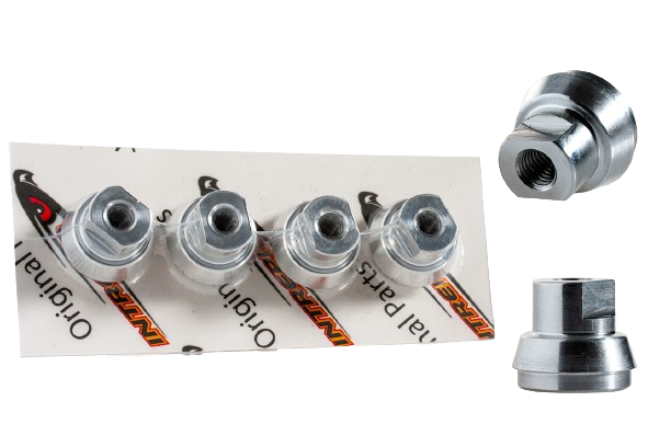 SPOILER SUPPORT BUSH Ø30mm M10 for THREADED SCREW - ALUMINIUM (KIT 4pcs.)