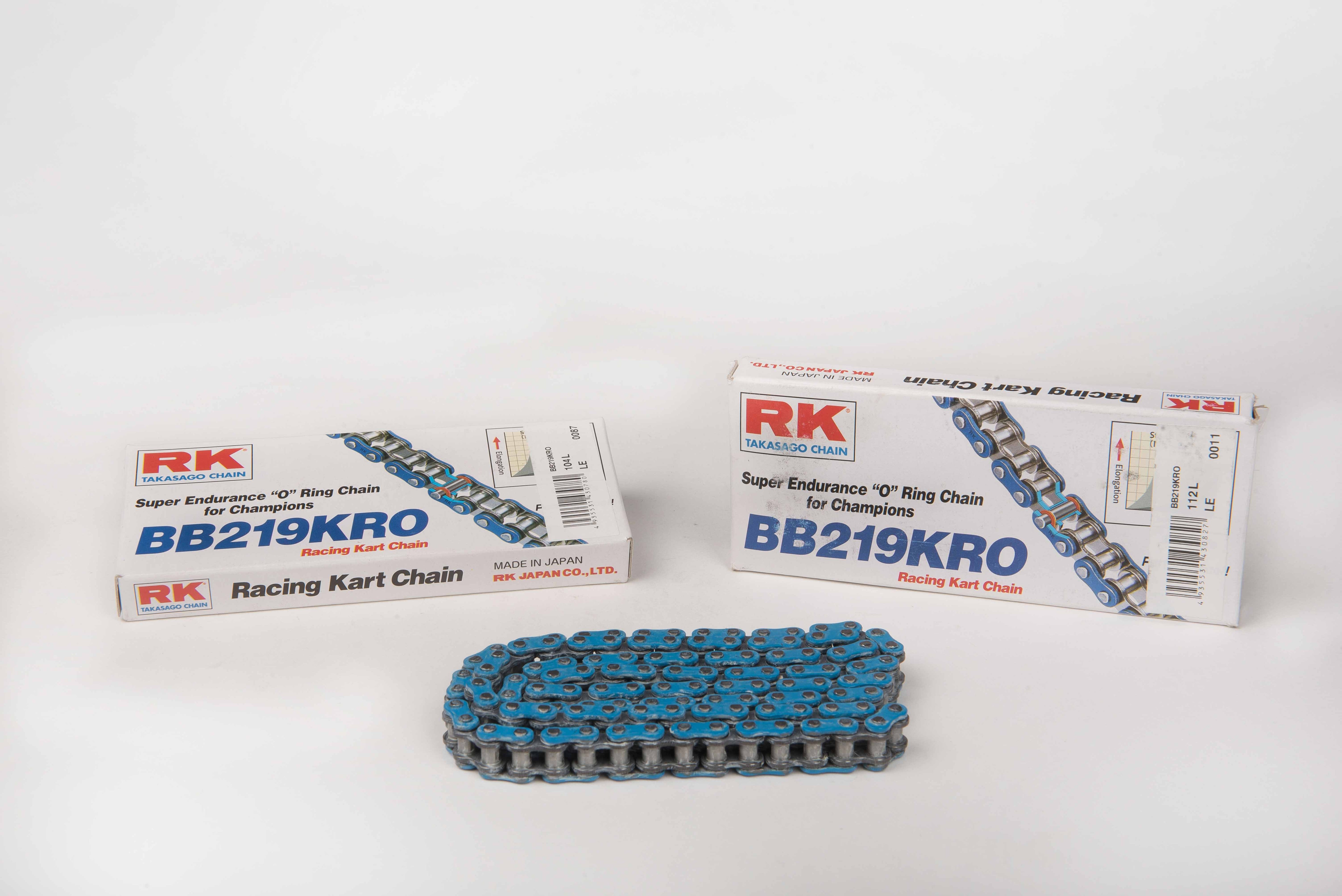 DID O-Ring Kette für OK-Karts, Typ BB219 KRO, 98 - 116 Glieder